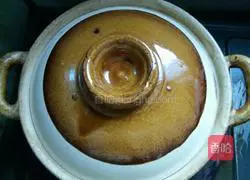 Casserole Illustration of how to make braised rice 5