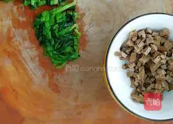Pork liver and spinach porridge recipe 5