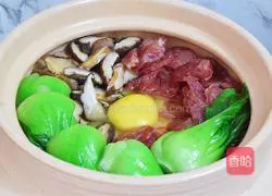 Chinese Sausage Claypot Rice Recipe Illustration 13