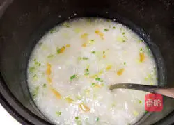 Illustration of how to make cucumber and minced meat porridge 9