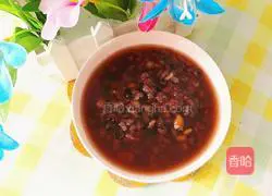 Illustration of how to make black rice porridge 11