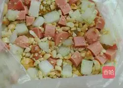 Illustration of how to make rice balls 6