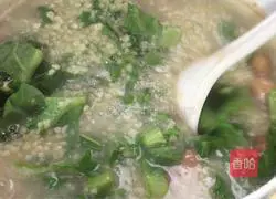 Illustration of how to make peanut millet porridge 6