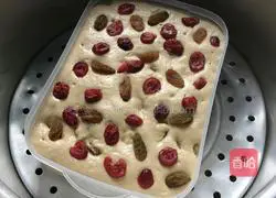 Illustration of how to make brown sugar cornmeal cake 7