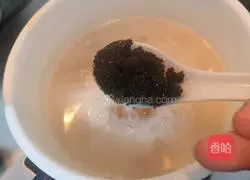 Illustration of how to make iced peach gum brown sugar porridge 9