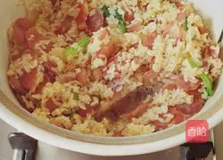 Illustration of how to make claypot rice 9