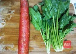 Spinach and rice porridge (baby food supplement) recipe illustration 3