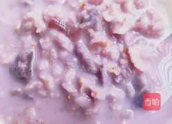 Illustration of how to make purple sweet potato, milk and oatmeal porridge 9