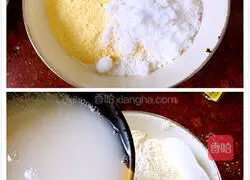 Illustration of how to make cornmeal cake 2