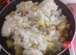 Potato braised rice recipe 12