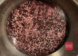 Illustration of how to make purple rice cake 2