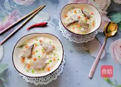 Illustration of how to make pork liver and lean meat porridge 10