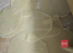 Illustration of how to make meat and three fresh pot stickers 1