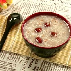 Double rice red date porridge
