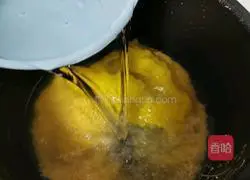 Illustration of how to make pumpkin millet porridge 9