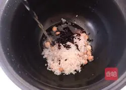 Black rice peanut porridge recipe 4