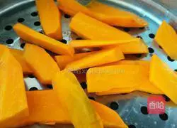 Illustration of how to make pumpkin hair cake 1