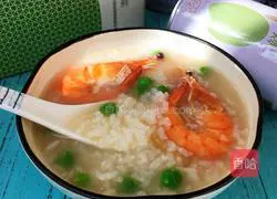 Illustration of how to make shrimp and pea casserole porridge 11