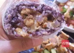 Cheese slurry Illustration of how to make chicken rice balls 10