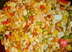 How to make cheese and seafood baked rice Illustration 4