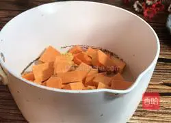 Illustration of how to make sweet potato and sweet potato porridge 5