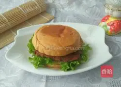 Milk-wrapped pork chop burger recipe 3