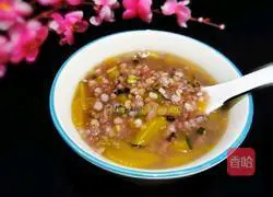 Illustration of how to make pumpkin porridge for nourishing the stomach in all seasons 9