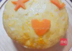 Illustration of how to make pumpkin hair cake 6