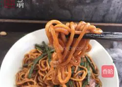 Illustration of how to make braised beans and noodles 11