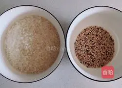 Illustration of how to make three-color quinoa rice 1