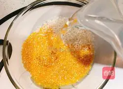 Illustration of how to make yam and corn stubble porridge 2