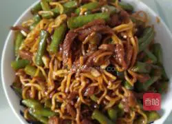 Illustration of braised noodles 4