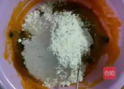 Illustration of how to make pumpkin hair cake 5