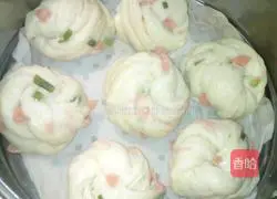 Scallion ham sausage Illustration of how to make Hanamaki 13