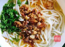 Illustration of how to make rice noodles 8