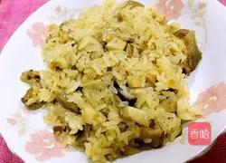 Mushroom Claypot Rice Recipe Illustration 4