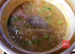 Illustration of how to make shrimp porridge 11