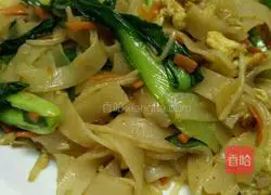 Illustration of how to make fried rice noodles 7