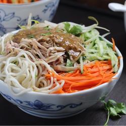 Shredded Chicken Sesame Sauce Cold Noodles