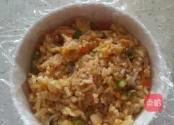 Illustration of how to make colorful rice balls 14