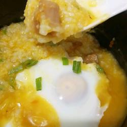 Beef and egg two rice porridge