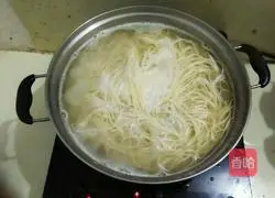 Illustration of how to make plain cold noodles 5