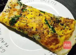 Illustration of how to make pancakes and fruits 6