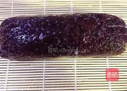 Illustration of how to make purple rice balls 7