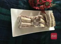 Illustration of two-color hair cake 7