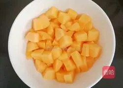 Illustration of how to make millet and papaya porridge (baby food supplement) 3