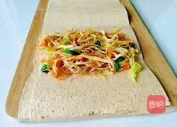 Illustration of how to make vegetable pancakes 9