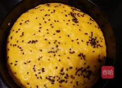 Illustration of how to make pumpkin sesame cake 8