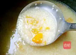 Illustration of how to make millet and pumpkin porridge 5