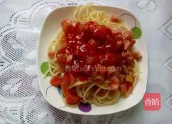 Illustration of how to make tomato pasta 7